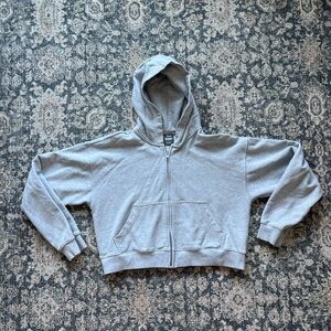 TNA Gray Zip-Up Hoodie
